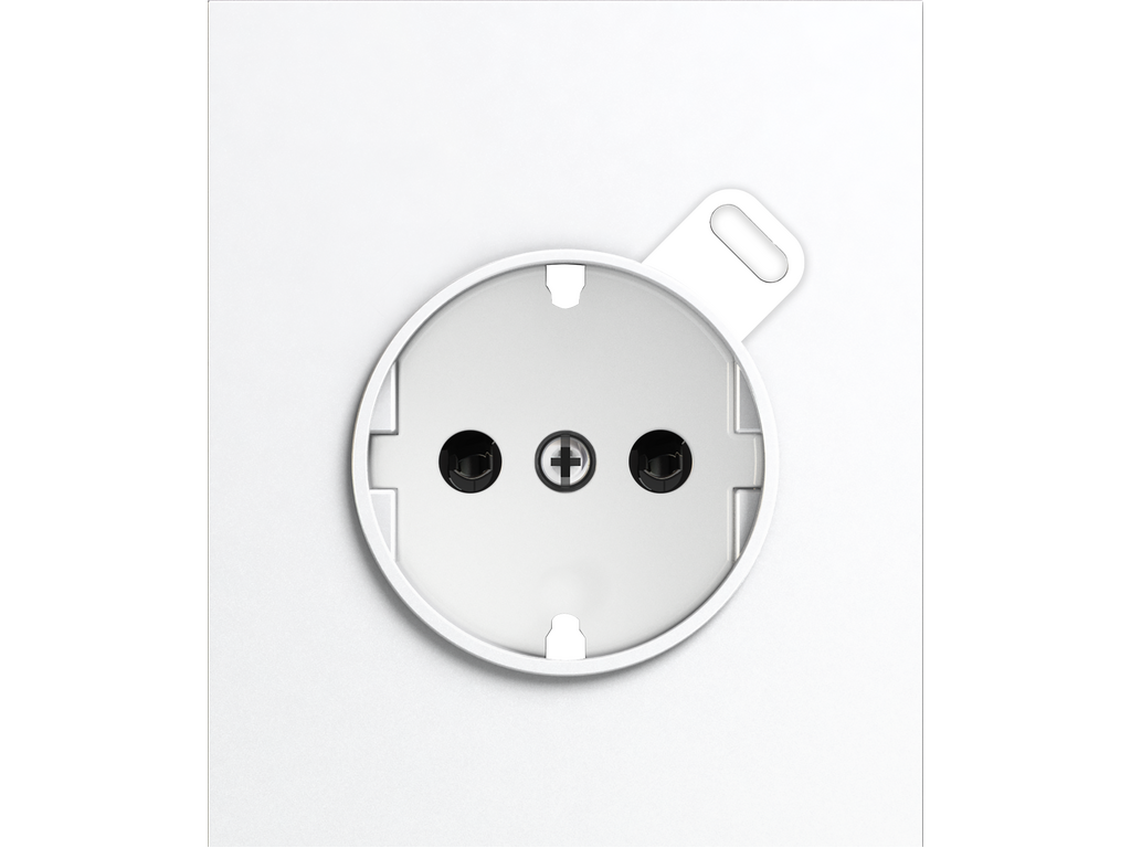 COSMOS SMART, TAPA TOMA SCHUKO, BLANCO SEDA
