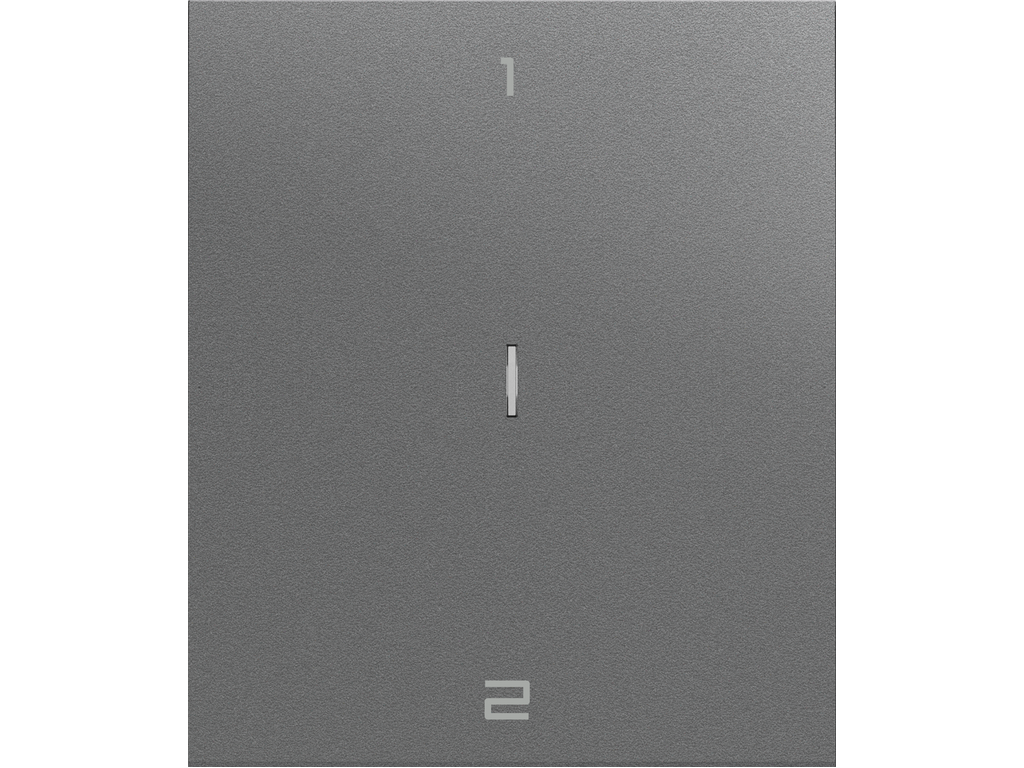 COSMOS SMART, TECLA SIMPLE DE SUPERFICIE DE 2 POSICIONES, GRIS VULCANO