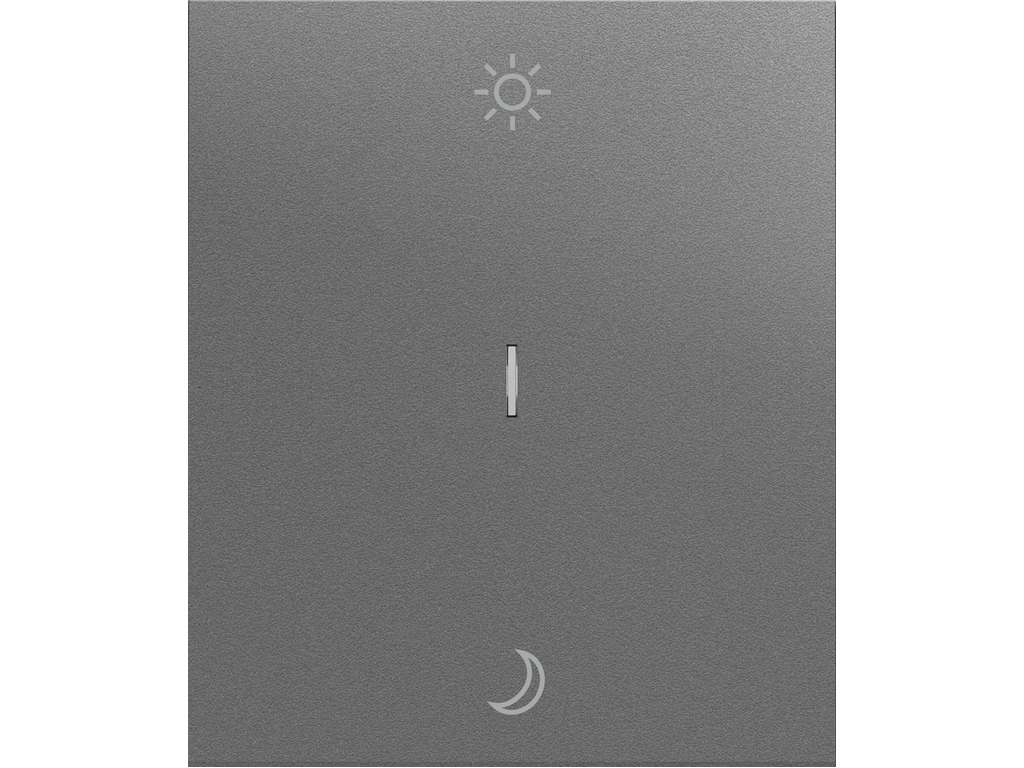 COSMOS SMART, TECLA SIMPLE DE SUPERFICIE «D-N», GRIS VULCANO