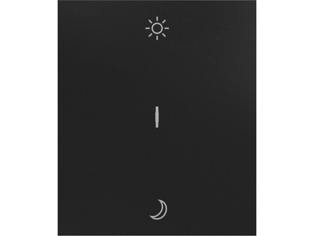 COSMOS SMART, TECLA SIMPLE DE SUPERFICIE «D-N», NEGRO ÓNIX