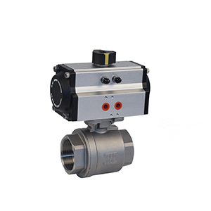 REF. A I2PR - TWO PIECES BALL ACTUATED VALVE WITH FULL BORE THREADED