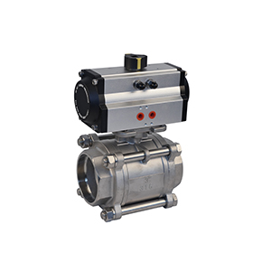 REF. A I3PS - THREE PIECES BALL ACTUATED VALVE WITH FULL BORE - SOCKET WELD