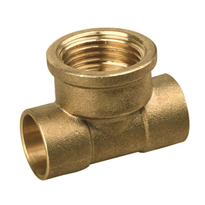 FIG. 130 - TE 90˚ HEMBRA - ACCESORIO SOLDAR/ROSCAR LATÓN
