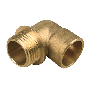 FIG. 92 - CODO 90˚ MACHO - ACCESORIO SOLDAR/ROSCAR LATÓN