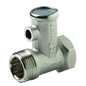 REF. 702 - VÁLVULA DE SEGURIDAD LATÓN PARA TERMO M / H - PN 16