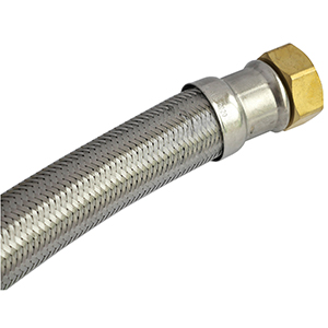 CONEXIONES FLEXIBLES DE ACERO INOXIDABLE AISI 304 PARA BATERÍAS DE CONTADORES Y GRUPOS DE PRESIÓN H 3/4" - H 3/4"