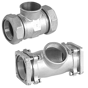 REF. 730 - DOUBLE COMPRESSION FITTING, TEE