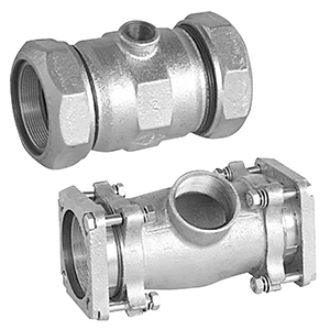 REF. 730R - DOUBLE COMPRESSION FITTING, REDUCING TEE