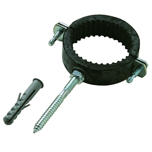 ABRAZADERA ISOFÓNICA "PREMIUM" CON TACO Y TORNILLO