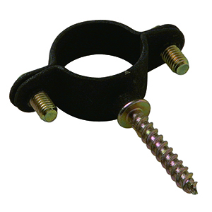 ABRAZADERA M6 NEGRA CON TIRAFONDO