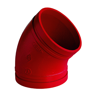 FIG. 120 - CODO 45˚ - RANURADO