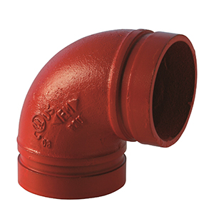 FIG. 90S - CODO 90˚ "S" STANDARD - RANURADO