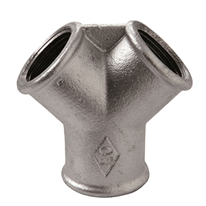 FIG. 220 - DISTRIBUIDOR EN "Y" H/H/H - HIERRO MALEABLE
