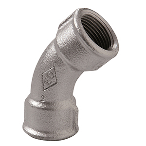 FIG. 41 - CURVA 45˚ H/H - HIERRO MALEABLE