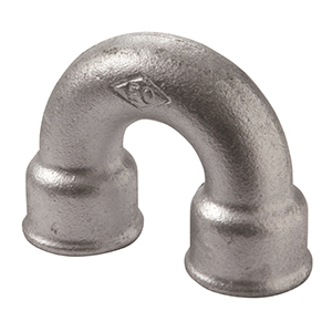 FIG. 60 - CURVA DOBLE H/H - HIERRO MALEABLE