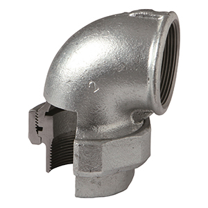 FIG. 96 - CODO UNIÓN, ASIENTO CÓNICO H/H - HIERRO MALEABLE