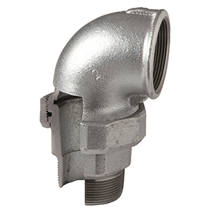 FIG. 98 - CODO UNIÓN, ASIENTO CÓNICO M/H - HIERRO MALEABLE