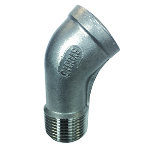FIG. 121 - CODO 45˚ M/H - ACERO INOXIDABLE