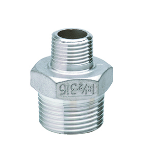 FIG. 245 - ROSCA DOBLE REDUCIDA M/M - ACERO INOXIDABLE
