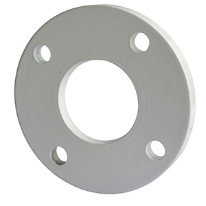 PN 10 DIN 2642 WHITE ALUMINUM FLAT FLANGE