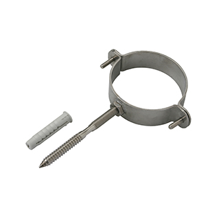 ABRAZADERA INOXIDABLE AISI 304 CON TACO Y TORNILLO