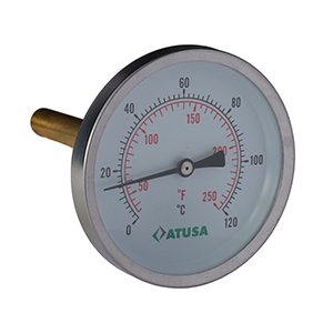 REF. 620 - Ø 80 AXIAL BIMETALLIC THERMOMETER