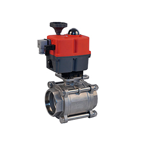 REF. A I3PS - THREE PIECES ACTUATED BALL VALVE WITH FULL BORE - SOCKET WELD