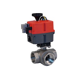 REF. A I3VT / I3VL - THREE WAYS ACTUATED BALL ACTUATED VALVE - "T" & "L" TYPES