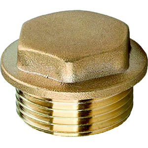 FIG. 290 - TAPÓN MACHO CON REBORDE - ACCESORIO ROSCADO LATÓN