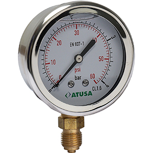 REF. 430 - Ø 63 PRESSURE GAUGE WITH GLYCERINE
