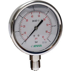 REF. 431 - Ø 63 PRESSURE GAUGE WITH GLYCERINE