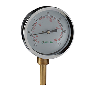 REF. 660 - Ø 100 RADIAL BIMETALLIC THERMOMETER