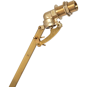 FLOAT VALVE WITH FLAT ROD