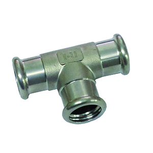 TE - PRESS FITTING ACERO INOXIDABLE