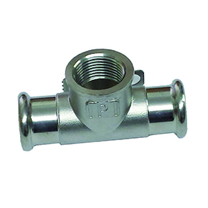 TE ROSCA HEMBRA - PRESS FITTING ACERO INOXIDABLE