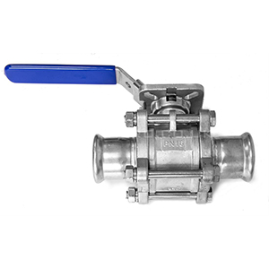 VÁLVULA DE ESFERA PASO TOTAL- PRESS FITTING ACERO INOXIDABLE