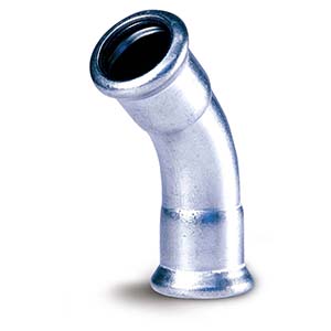 CURVA 45° H/H - PRESS FITTING ACERO CARBONO