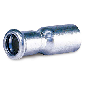 MANGUITO REDUCIDO H/H - PRESS FITTING ACERO CARBONO