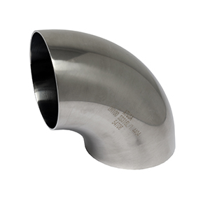 90° STAINLESS STEEL WELDED ELBOW - DIN 11852