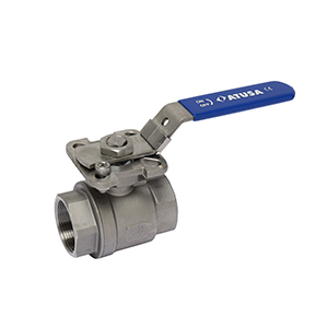 TWO PIECES BALL VALVE WITH FULL BORE - THREADED