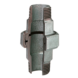 FIG. 344 - UNIÓN, ASIENTO CÓNICO M/M - HIERRO MALEABLE