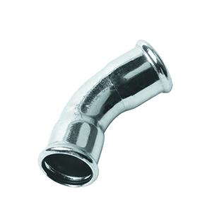 CURVA 45° H/H - PRESS FITTING ACERO INOXIDABLE