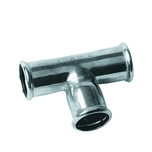 TE SOLDADA H/H/H - PRESS FITTING ACERO INOXIDABLE