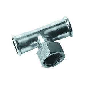 TE SOLDADA ROSCA HEMBRA - PRESS FITTING ACERO INOXIDABLE