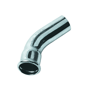 CURVA 45° M/H - PRESS FITTING ACERO INOXIDABLE