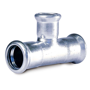 TE REDUCIDA H/H/H - PRESS FITTING ACERO CARBONO
