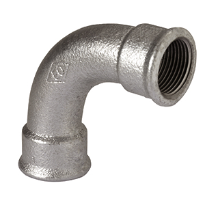 FIG. 2 - CURVA 90˚ H/H - HIERRO MALEABLE