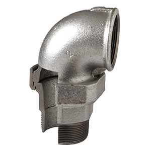 FIG. 97 - CODO UNIÓN, ASIENTO PLANO M/H - HIERRO MALEABLE