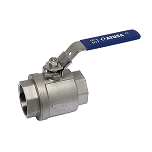 TWO PIECES BALL VALVE WITH FULL BORE