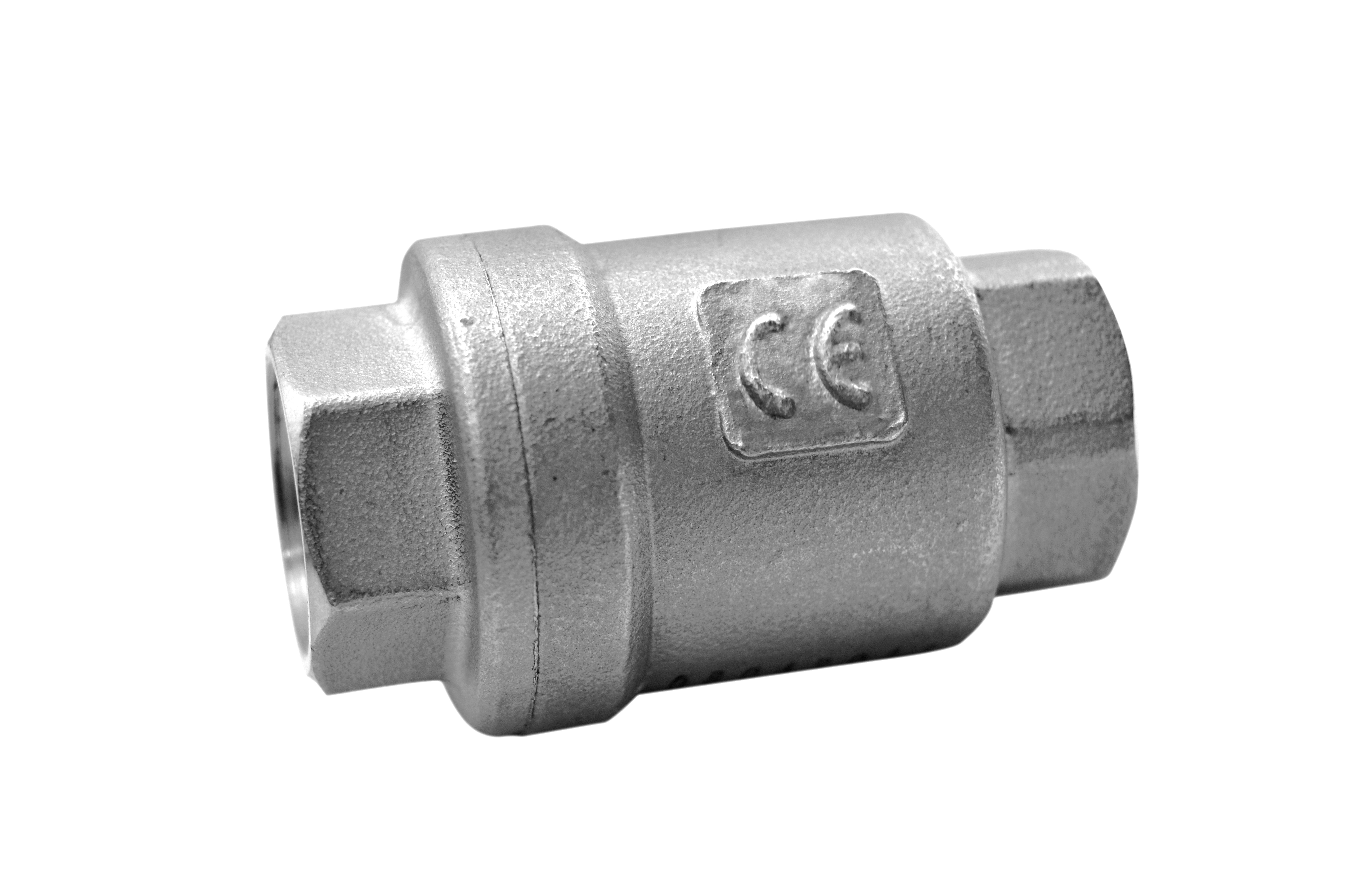 Two-Piece Spring Vertical Check NPT Thread Stainless Steel V